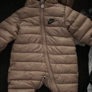 Nike Kids Brown Puffer One Piece